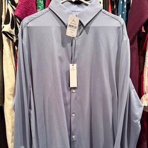 Mizzen+Main Light Blue Dress Shirt